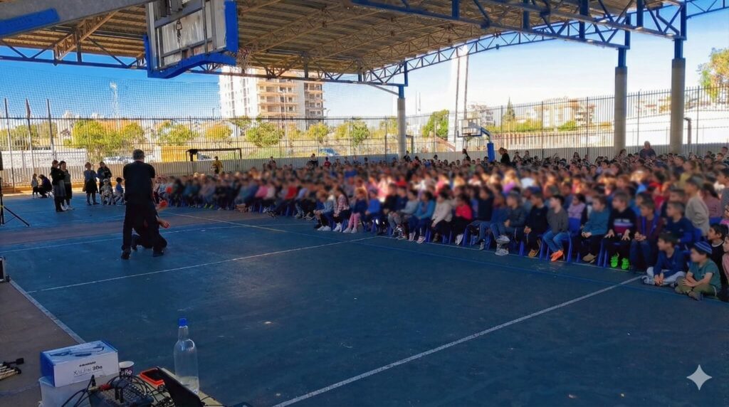 מופאש - מופע ל-900 ילדים בקהל - מופעים לחנוכה